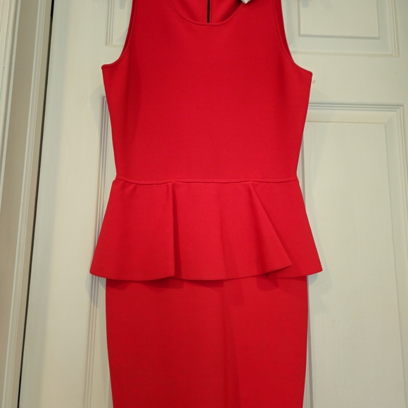 BCBGMaxAzria Scarlet Peplum Mini Dress - Picture 1 of 4